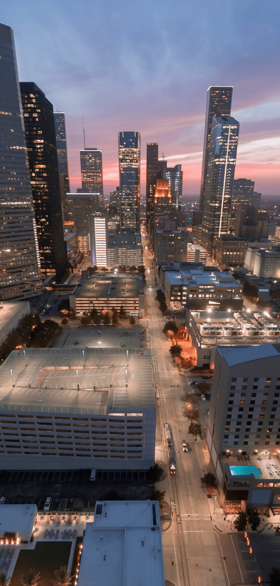 Technology Staffing Houston - image of downtown Houston
